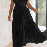 Maria™ | Elegant Pleated Maxi Dress