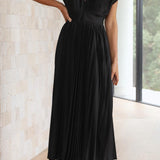 Maria™ | Elegant Pleated Maxi Dress