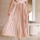 Maria™ | Elegant Pleated Maxi Dress