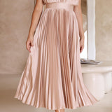 Maria™ | Elegant Pleated Maxi Dress