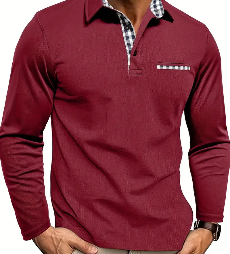 Leon | Long Sleeved Polo Shirt