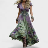 Elina | Stylishly Cut Floral Dress