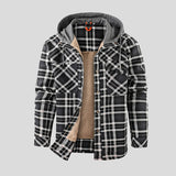 Michael | Checked sherpa jacket