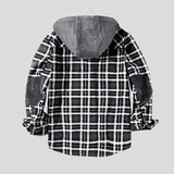 Michael | Checked sherpa jacket