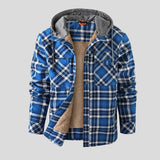 Michael | Checked sherpa jacket
