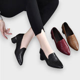 Nala | Soft Pumps made from Vegan Leather with Embroidery