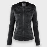 Leni | Leather Biker Jacket