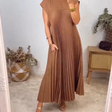 Ida™ – Pleated Maxi Dress