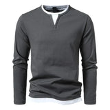 Spencer | Premium long-sleeved T-shirt in combed cotton