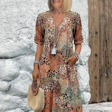 Colette™ | Vibrant Midi Dress