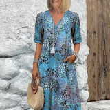 Colette™ | Vibrant Midi Dress