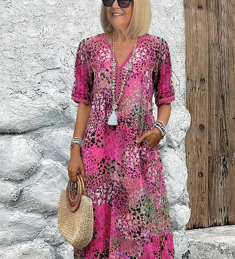 Colette™ | Vibrant Midi Dress