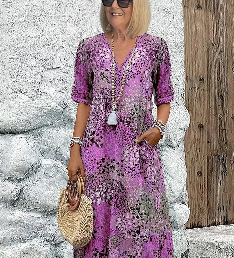 Colette™ | Vibrant Midi Dress