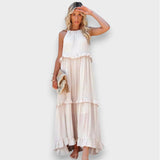 Alina | Sleeveless Dress with Ruffle Detail