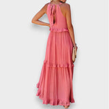 Alina | Sleeveless Dress with Ruffle Detail