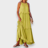 Alina | Sleeveless Dress with Ruffle Detail