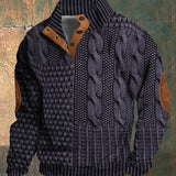 Lionel | Cozy Patterned Knit Sweater