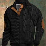 Lionel | Cozy Patterned Knit Sweater