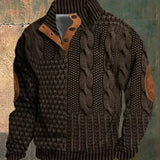 Lionel | Cozy Patterned Knit Sweater