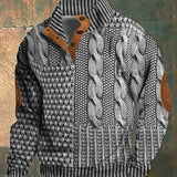 Lionel | Cozy Patterned Knit Sweater