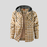 Michael | Checked sherpa jacket