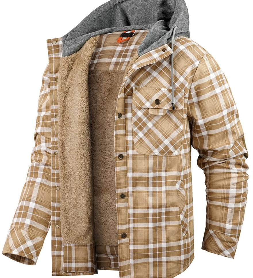 Haiden | Hooded Flannel Jacket