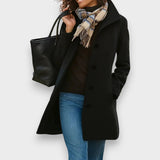 Carla | Classic Coat with Elegant Buttons