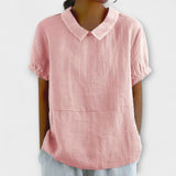 Lia - Short Sleeve Blouse