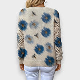 Carina | Delicate Floral Sweater