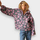 Irma | Long-Sleeved Fleece Pullover with Floral Pattern