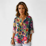 Arlene – Blouse in Floral Design