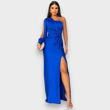 Zarra | Elegant One-Shoulder Maxi Dress