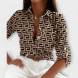 Blouse with Classic Collar