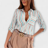 Blouse with Classic Collar